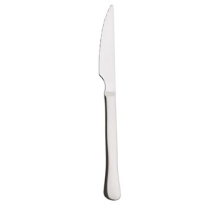 Coltello Bistecca Seghettato  - ABERT Linea PAMPERO - Codice CPP55 - Dimensioni mm 223 - Imballo confezione da n. 12 Unità