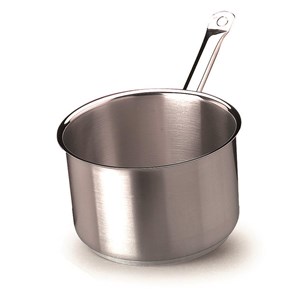 Casseruola Alta 1 Manico  in Inox - AGNELLI Linea ACCIAIO INOX INDUZIONE - 3 MM - Codice COIX3105E - Spessore mm 3 - Capacità 2,2 lt  - Diametro 16 cm - Altezza cm 11 - Imballo confezione da n. 1 Unità