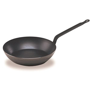 Padella Lionese 1 Manico  in Ferro - AGNELLI Linea FERRO - Codice COFE3006T - Diametro 28 cm - Altezza cm 5,5 - Imballo confezione da n. 1 Unità