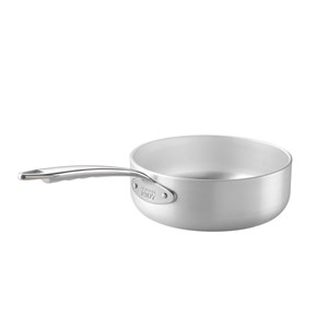 Casseruola Bassa 1 Manico  in Alluminio - AGNELLI Linea ALLUMINIO INDUZIONE 1907 - 3 MM - Codice ALCX1107PI - Capacità 2,5 lt  - Diametro 20 cm - Altezza cm 7 - Imballo confezione da n. 1 Unità