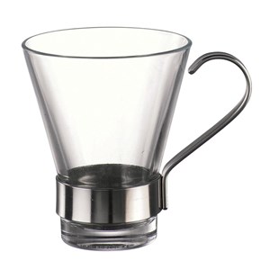 Tazza Caffè  - BORMIOLI ROCCO Linea YPSILON - Codice 4.30400 - Capacità 11 cl   -  8 z - Diametro 67 mm - Altezza mm 80 - Imballo confezione da n. 6 Unità