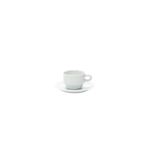 Tazza Caffè Con Piatto  - MEDRI Linea RIVIERA - Capacità 9 cl  - Imballo confezione da n. 6 Unità