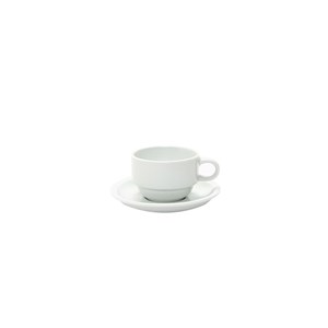 Tazza The Con Piatto  - MEDRI Linea RIVIERA - Capacità 23 cl   -  11  5/8 z - Imballo confezione da n. 6 Unità