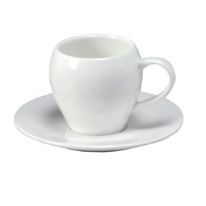 Tazza Colazione Senza Piatto  - MEDRI Linea BREAKFAST - Codice 12416 - Capacità 30 cl  - Diametro 8 cm - Altezza cm 8,5 - Imballo confezione da n. 4 Unità