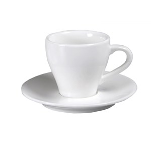 Tazza Caffè Pera Senza Piatto  - MEDRI Linea BREAKFAST - Codice 6474 - Capacità 10 cl  - Diametro 6 cm - Altezza cm 6 - Imballo confezione da n. 6 Unità