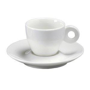 Tazza Caffè Conica Senza Piatto  - MEDRI Linea BREAKFAST - Codice 1329 - Capacità 8 cl  - Diametro 6 cm - Altezza cm 5 - Imballo confezione da n. 1 Unità