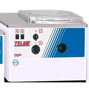 GELATIERA - MOD. POKER - CAPACITA' PRODOTTO lt 2 - CONDENSA AD ARIA - ALIMENTAZIONE V 230/50Hz MONOFASE - POTENZA Kw 1 - DIM. Cm L 50 x P 56 x h 40 - Norma CE