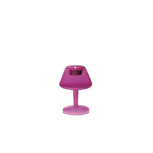 Tealight Vetro Lampada Rosa in vetro - MEDRI - Codice 1053P - Imballo confezione da n. 1 Unità