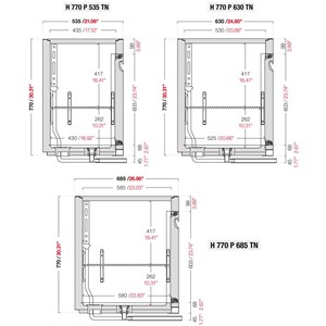 CELLA DA INCASSO BAR REFRIGERATA - MOD. CIR770/TN150 - Temperatura TN +4°C/+8°C - L. 150 cm - CON UNITA' CONDENSATRICE INCORPORATA