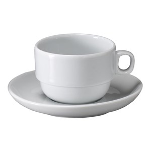 Tazza The Con Piatto  - APULUM - Codice 493 - Capacità 21 cl  - Imballo confezione da n. 6 Unità