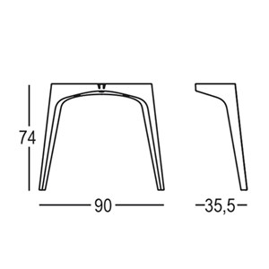 BASAMENTO - MOD. PLANET TABLE LEGS