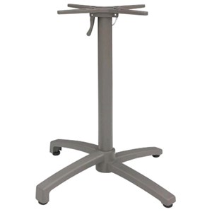 BASE - MOD. F3 - BASE IN ALLUMINIO - PIEGHEVOLE - DOTATO DI PIEDINI REGOLABILI - DIM. H 72 cm - NORMA CE