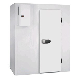 Cella frigorifera modulare - Spessore pannello cm 10 - Con pavimento - H 220 - Con n. 1 porta di cm 80 x h 185 - Motore escluso