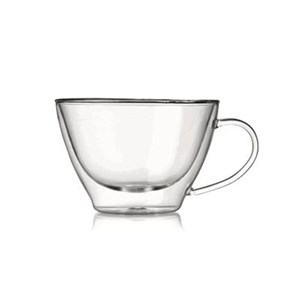 Tazza Multiuso  - BORMIOLI LUIGI Linea THERMIC GLASS - Codice RM219 - 08879/04 - Capacità 38,5 cl   -  23  3/4 z - Diametro 118 mm - Altezza mm 80 - Imballo confezione da n. 2 Unità