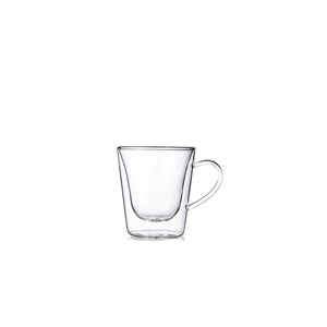 Tazza Espresso  - BORMIOLI LUIGI Linea THERMIC GLASS - Codice RM221 - 08881/04 - Capacità 12 cl   -  16  1/4 z - Diametro 70 mm - Altezza mm 80 - Imballo confezione da n. 2 Unità