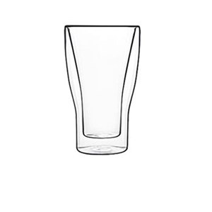 Bicchiere Latte  - BORMIOLI LUIGI Linea THERMIC GLASS - Codice RM376 - 10355/01 - Capacità 34 cl   -  9 z - Diametro 89 mm - Altezza mm 150 - Imballo confezione da n. 2 Unità