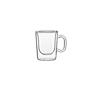 Tazza Caffè Alto  - BORMIOLI LUIGI Linea THERMIC GLASS - Codice RM401 - 10972/01 - Capacità 30 cl   -  14  1/4 z - Diametro 87 mm - Altezza mm 120 - Imballo confezione da n. 2 Unità