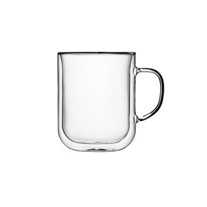 Confezione n. 2 Mug Con Manico  - BORMIOLI LUIGI Linea SUBLIME - Codice RM 533 - Capacità 35 cl  - Diametro 112 mm - Altezza mm 106