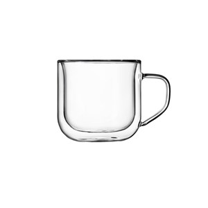 Confezione n. 2 Tazza Cappuccino  - BORMIOLI LUIGI Linea SUBLIME - Codice RM 535 - Capacità 24 cl   -  2  7/8 z - Diametro 110 mm - Altezza mm 79