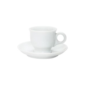 Tazza Caffè Con Piatto  - ANCAP Linea REALE - Codice 22401 - Capacità 9 cl  - Imballo confezione da n. 6 Unità