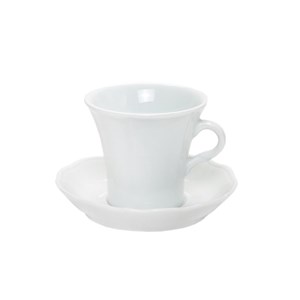 Tazza Cioccolata Con Piatto  - ANCAP Linea CLAUDIA - Codice 23361 - Capacità 25 cl  - Imballo confezione da n. 6 Unità