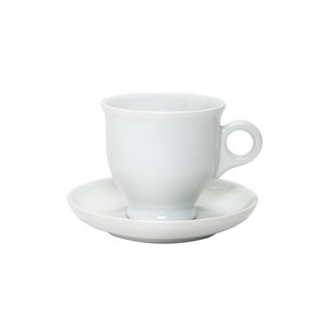 Tazza Cioccolata Con Piatto  - ANCAP Linea REALE - Codice 24109 - Capacità 25 cl  - Imballo confezione da n. 6 Unità