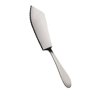 Coltello Dolce Seghettato  in Inox - SALVINELLI Linea BUFFET - Dimensioni cm 31 - Imballo confezione da n. 1 Unità