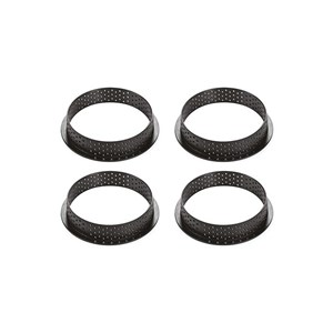 Set 4 Anelli Tondi Microforati  in Termoplastico Composito - SILIKOMART Linea RING - Codice 52.277.20 - Diametro 10 cm - Altezza cm 2 - Imballo confezione da n. 1 Unità