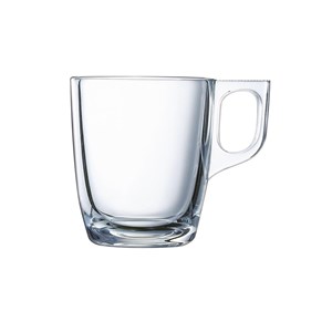 Tazza Caffè  - ARCOROC Linea VOLUTO - Codice L3695 - Capacità 9 cl   -  7  1/4 z - Diametro 83 mm - Altezza mm 68 - Imballo confezione da n. 6 Unità