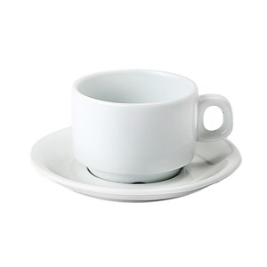 Tazza Colazione Con Piatto  - INKER Linea GRIC - Codice 333/240 - Capacità 25 cl  - Imballo confezione da n. 6 Unità