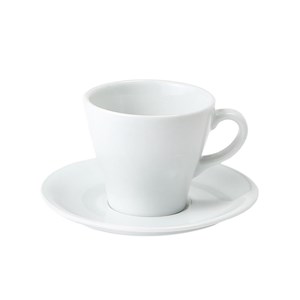 Tazza Colazione Con Piatto  - INKER Linea PERA - Codice 340/342 - Capacità 28 cl  - Imballo confezione da n. 6 Unità