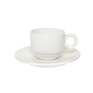 Tazza The Senza Piatto  in Porcellana Maxadura - ROYAL PORCELAIN Linea FORMA 83 PRIMA - Codice 8363 - Capacità 20 cl  - Imballo confezione da n. 6 Unità