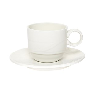 Tazza Colazione Senza Piatto  in Porcellana Maxadura - ROYAL PORCELAIN Linea FORMA 83 PRIMA - Codice 8362 - Capacità 25 cl  - Imballo confezione da n. 6 Unità