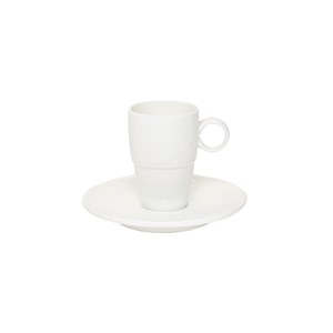 Tazza Caffè Alta Senza Piatto  in Porcellana Maxadura - ROYAL PORCELAIN Linea FORMA 83 PRIMA - Codice 8369 - Capacità 11 cl  - Imballo confezione da n. 6 Unità