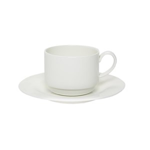 Tazza The Senza Piatto  - ROYAL BONE CHINA Linea VERONA - Codice 2971 - Capacità 20 cl  - Imballo confezione da n. 6 Unità