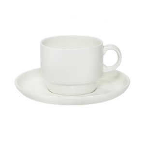 Tazza Colazione Senza Piatto  - ROYAL BONE CHINA Linea ASCOT - Codice 1014 - Capacità 25 cl  - Imballo confezione da n. 6 Unità