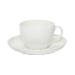 Tazza Colazione Conica Senza Piatto  - ROYAL BONE CHINA Linea ASCOT - Codice 1021 - Capacità 25 cl  - Imballo confezione da n. 6 Unità