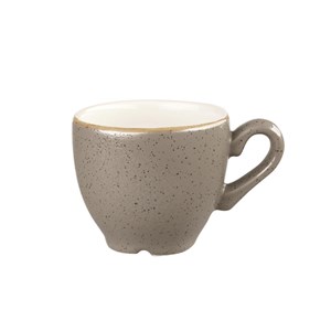 Tazza Caffè Senza Piatto Peppercorn Grey - CHURCHILL Linea STONECAST - Codice SPGSCEB91 - Capacità 9 cl  - Imballo confezione da n. 12 Unità