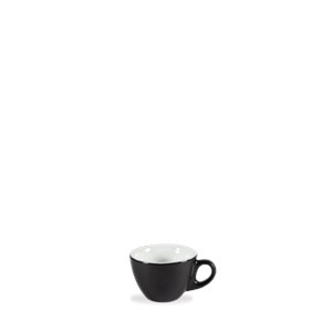 Tazza Caffè Senza Piatto Nero - CHURCHILL Linea MENU SHADES - Codice ZCSAPEC31 - Capacità 9 cl  - Imballo confezione da n. 12 Unità