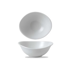 Coppa Ovale White - DUDSON Linea WHITE - Codice WHDUDB201 - Dimensioni cm 19,9x16,8 - Imballo confezione da n. 6 Unità