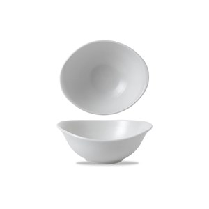 Coppa Ovale White - DUDSON Linea WHITE - Codice WHDUDB171 - Dimensioni cm 17,4x14,7 - Imballo confezione da n. 6 Unità