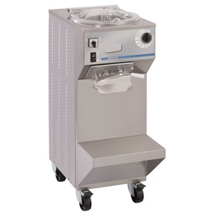 MANTECATORE VERTICALE PER GELATO - MOD. MANT GI3 - CONDENSATORE AD ARIA/ACQUA - CAPACITA' Kg 5/6,5 - PRODUZIONE ORARIA Kg 30 - ALIMENTAZIONE V 400/50Hz TRIFASE - POTENZA Kw 3,5 - DIM. Cm L 40,5 x P 79 x h 108 - NORMA CE