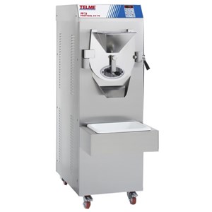 MANTECATORE ORIZZONTALE PER GELATO - MOD. PROFIGEL 50/70 - CONDENSATORE AD ACQUA - CAPACITA' lt 10 - PRODUZIONE ORARIA MASSIMA lt 70 - Programmi personalizzabili - ALIMENTAZIONE V 400/50Hz TRIFASE - POTENZA Kw 6,7 - DIM. Cm L 51 x P 75 x h 152 - NORMA CE