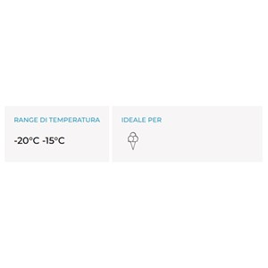 VETRINA GELATERIA - MOD. SL 510 ICE - TEMPERATURA -15°/-20° C - CAPACITA' Lt 431 - DIMENSIONI cm. L 134,1 x P 72,5 x h 123,5 - PESO Kg. 103 - NORMA CE